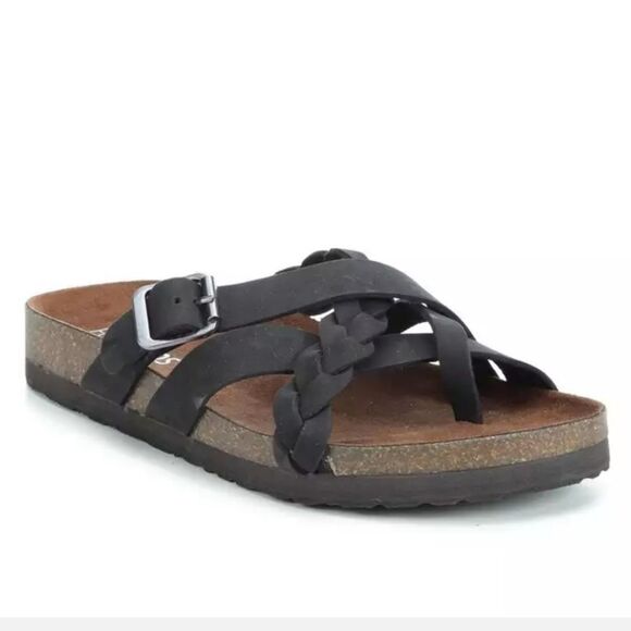 BRAND NEW WHITE MOUNTAIN HARRINGTON FOOTBED SANDALS - Picture 15 of 16